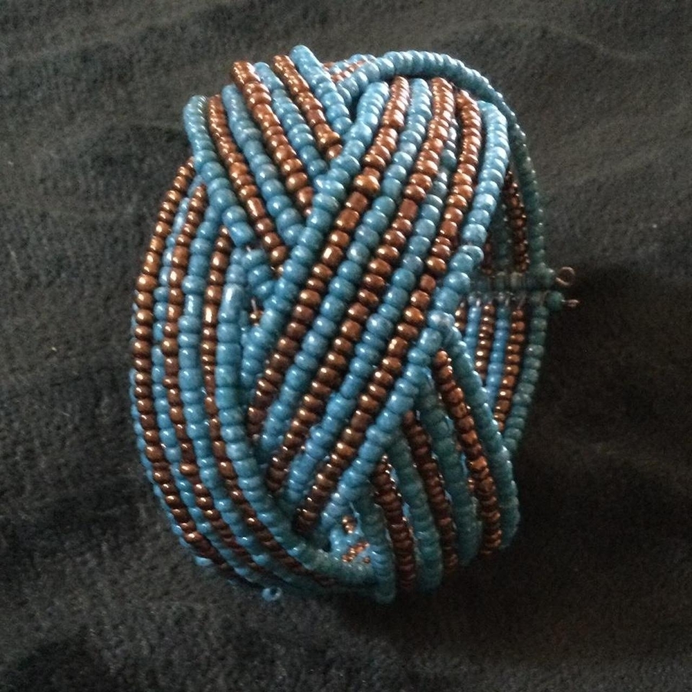 Braided Seed Bead Bracelet